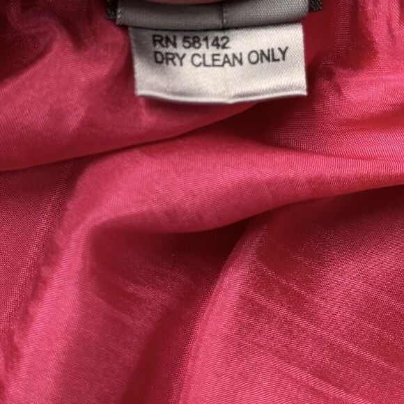 MUSE Women’s Sz 14 100% Silk Floral Print Wrapped Tied Lined Maxi Skirt Pink Ora - Picture 10 of 14